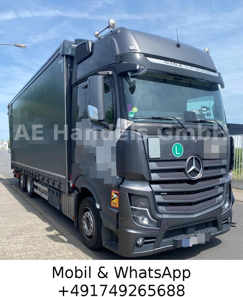 Mercedes-Benz Actros V 2540 L *Hubdach/Lenk+Lift/LBW-2,8m - Camion à rideaux coulissants: photos 1 Mercedes-Benz Actros V 2540 L *Hubdach/Lenk+Lift/LBW-2,8m - Camion à rideaux coulissants: photos 1
