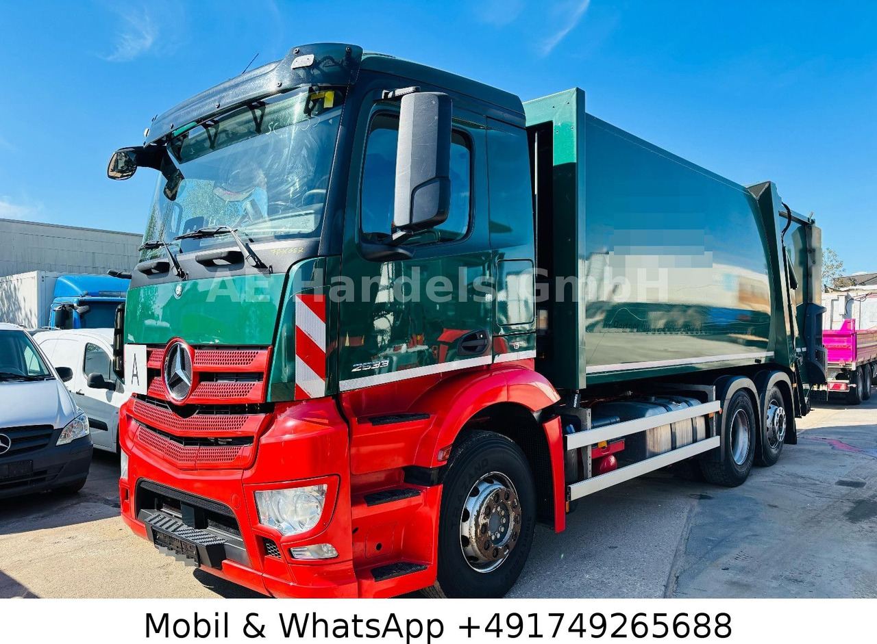 Mercedes-Benz Antos III 2533 M BL 6x2 *Faun-24m³/Lenk+Lift/LDW - Benne à ordures ménagères: photos 1 Mercedes-Benz Antos III 2533 M BL 6x2 *Faun-24m³/Lenk+Lift/LDW - Benne à ordures ménagères: photos 1