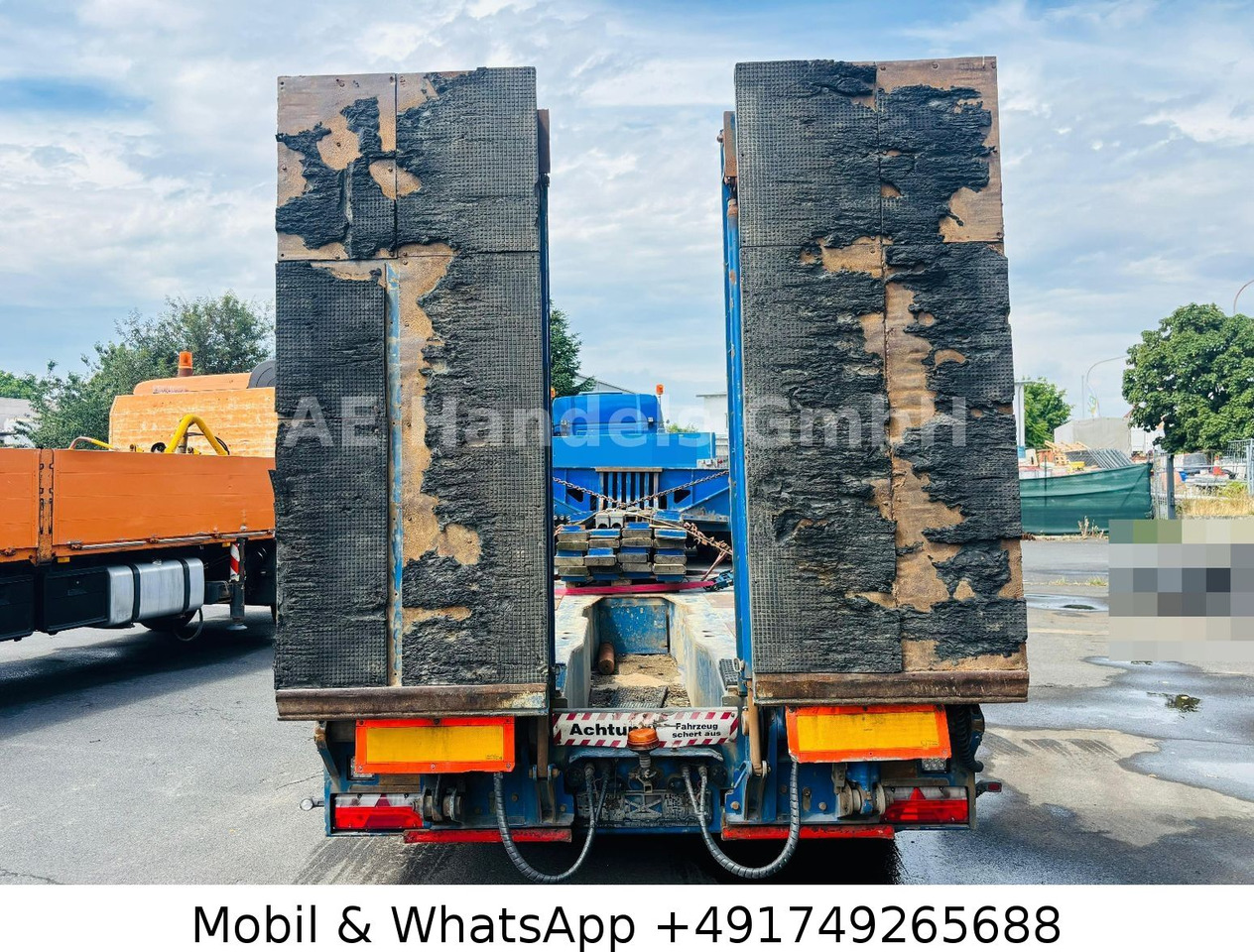 Meusburger MTS-5 *Dolly/Hydr.Rampen/Bagger-Stiel-Mulde - Semi-remorque surbaissé: photos 5 Meusburger MTS-5 *Dolly/Hydr.Rampen/Bagger-Stiel-Mulde - Semi-remorque surbaissé: photos 5