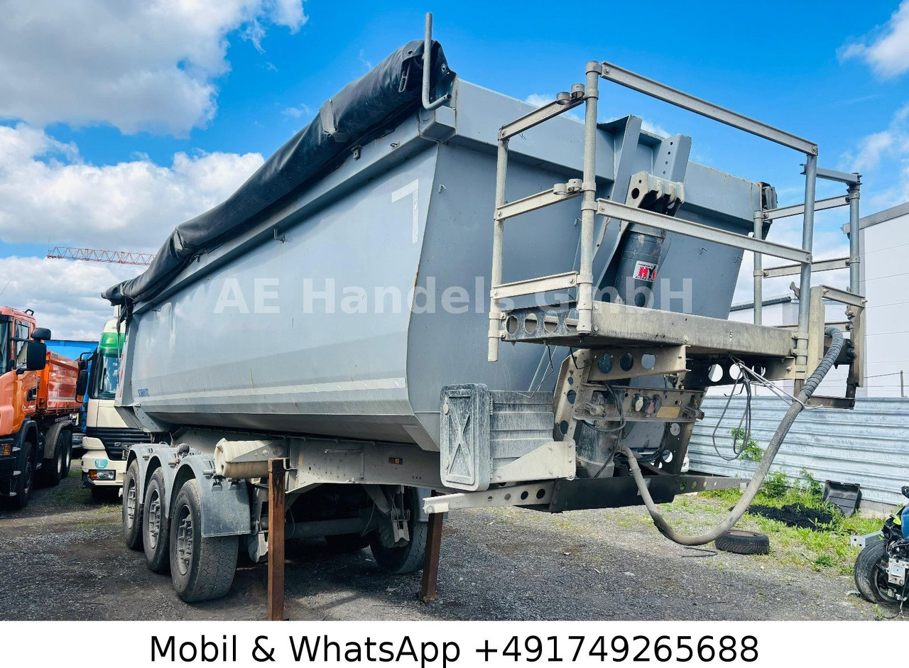 Schmitz Cargobull SKI 24 Stahl *24m³ / 1.Liftachse / Schieber - Semi-remorque benne: photos 1 Schmitz Cargobull SKI 24 Stahl *24m³ / 1.Liftachse / Schieber - Semi-remorque benne: photos 1