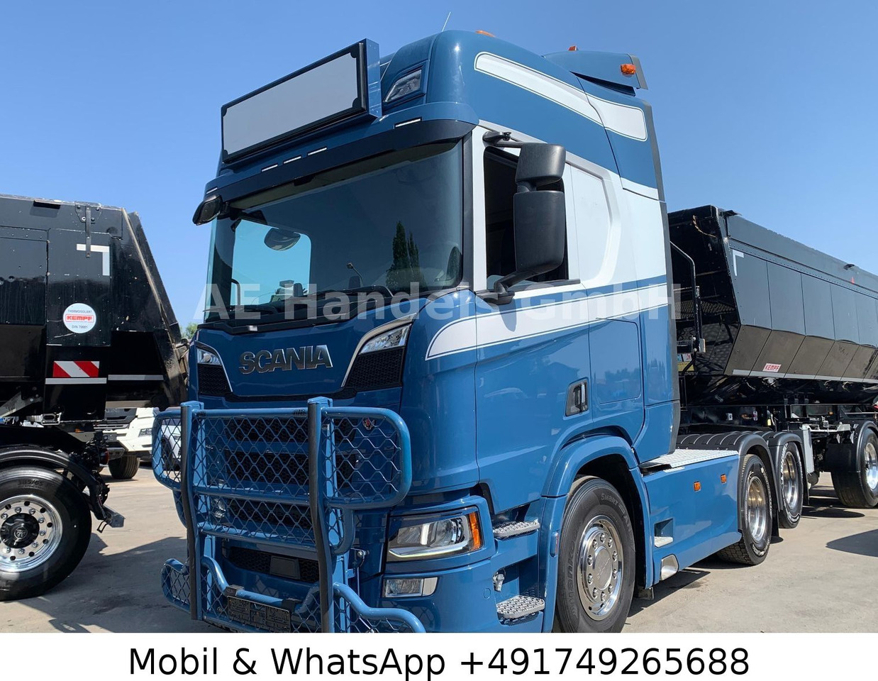 Scania R580 V8 HighLine 6x2*Retarder/Hydr/66To/Lift/ACC - Tracteur routier: photos 1 Scania R580 V8 HighLine 6x2*Retarder/Hydr/66To/Lift/ACC - Tracteur routier: photos 1