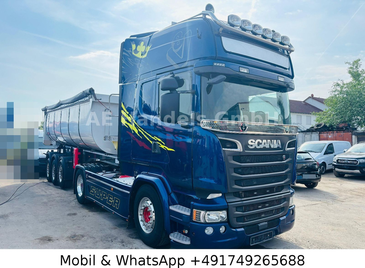 Scania R580 V8 TopLine LL *Retarder/Standklima/Hydr. - Tracteur routier: photos 1 Scania R580 V8 TopLine LL *Retarder/Standklima/Hydr. - Tracteur routier: photos 1
