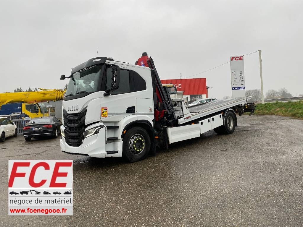 Iveco S WAY480 /FIAULT PF60 +GRUE HMF endommagée - Remorqueuse: photos 1 Iveco S WAY480 /FIAULT PF60 +GRUE HMF endommagée - Remorqueuse: photos 1