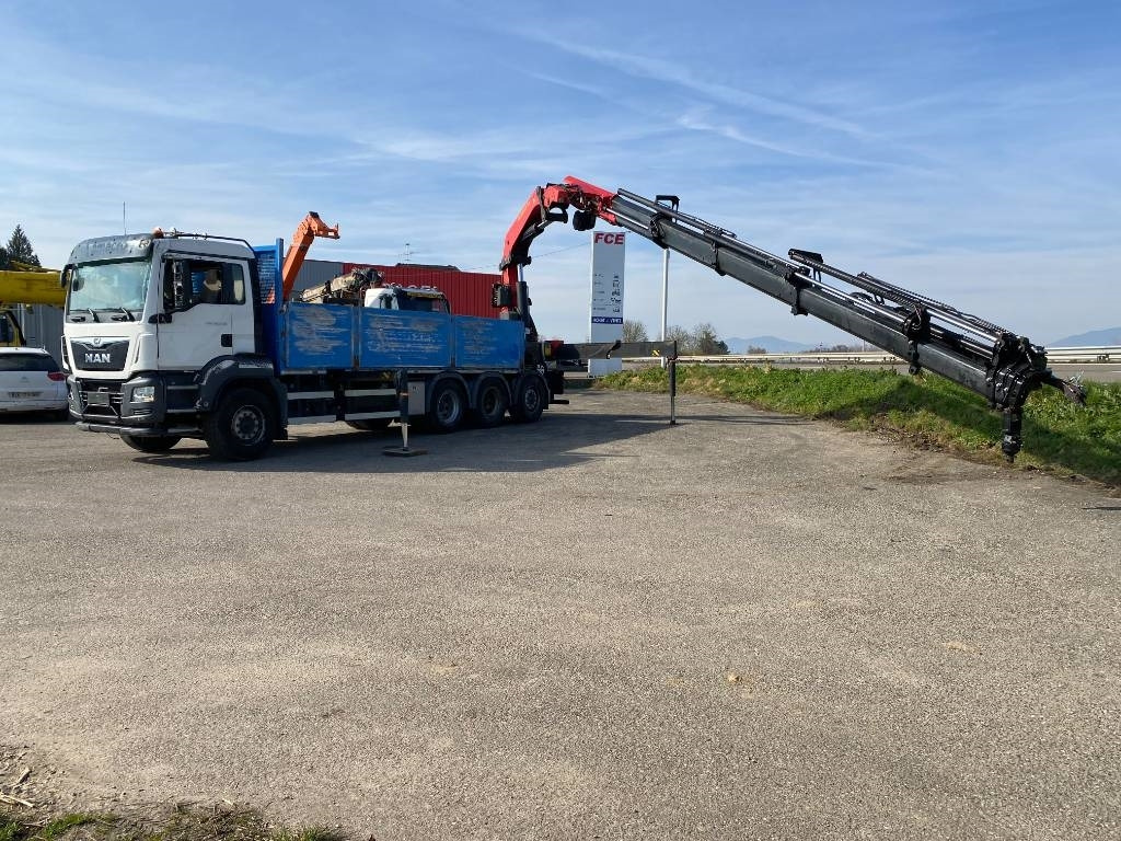 MAN TGS 35.430/PALFINGER PK53002+Treuil endommagé - Camion plateau: photos 3 MAN TGS 35.430/PALFINGER PK53002+Treuil endommagé - Camion plateau: photos 3