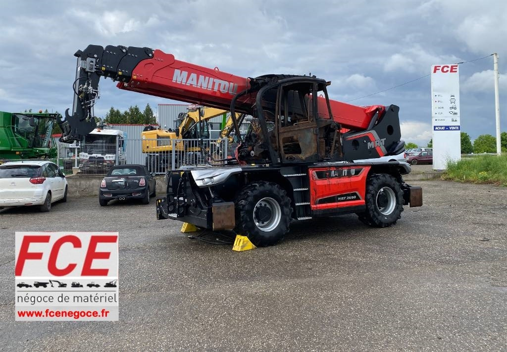 Manitou MRT 2660/360-160Y-ST5/S1 1er Main endommagé - Chariot télescopique: photos 1 Manitou MRT 2660/360-160Y-ST5/S1 1er Main endommagé - Chariot télescopique: photos 1