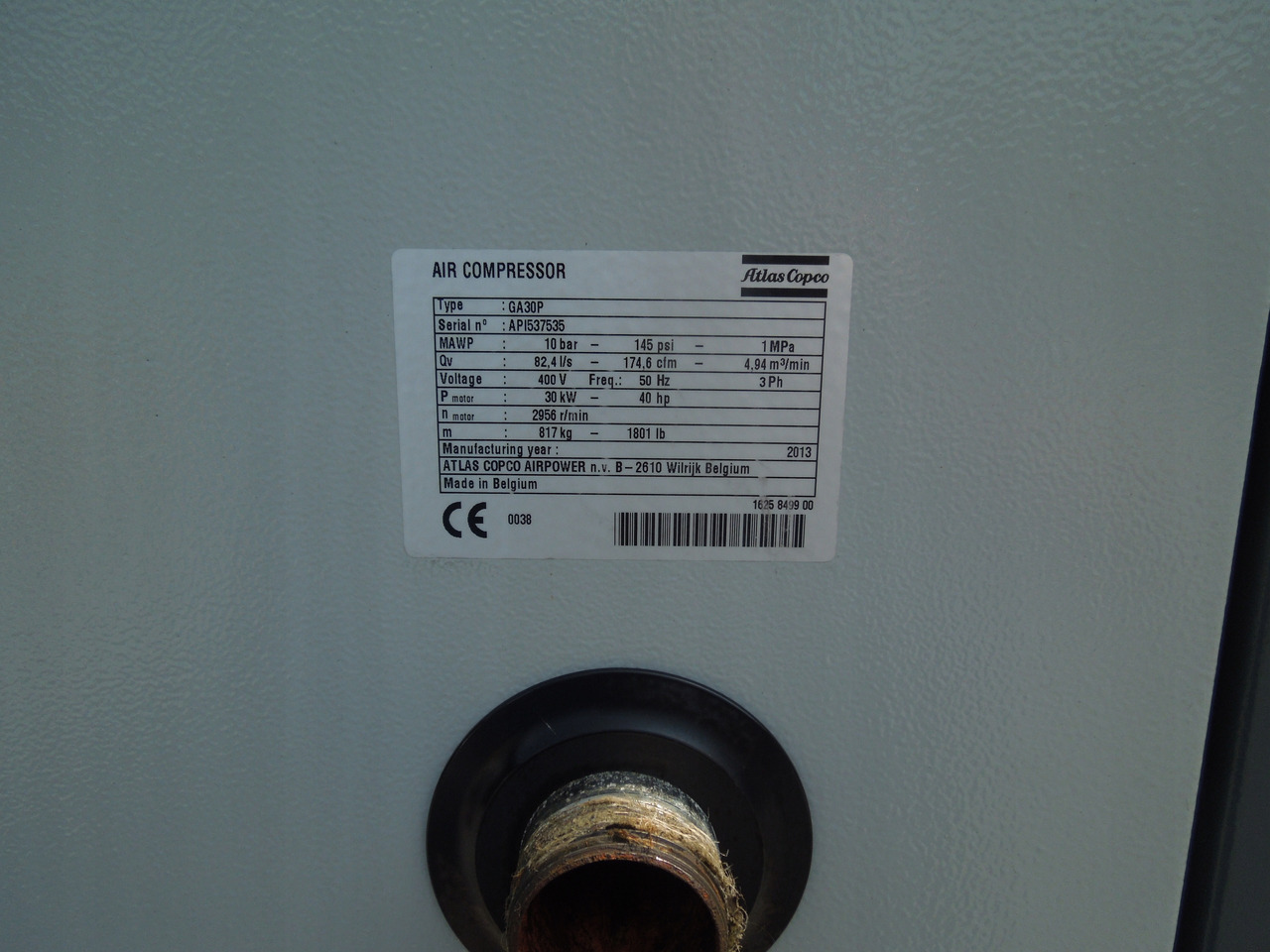 ATLAS COPCO GA30+ - Compresseur d'air: photos 3 ATLAS COPCO GA30+ - Compresseur d'air: photos 3