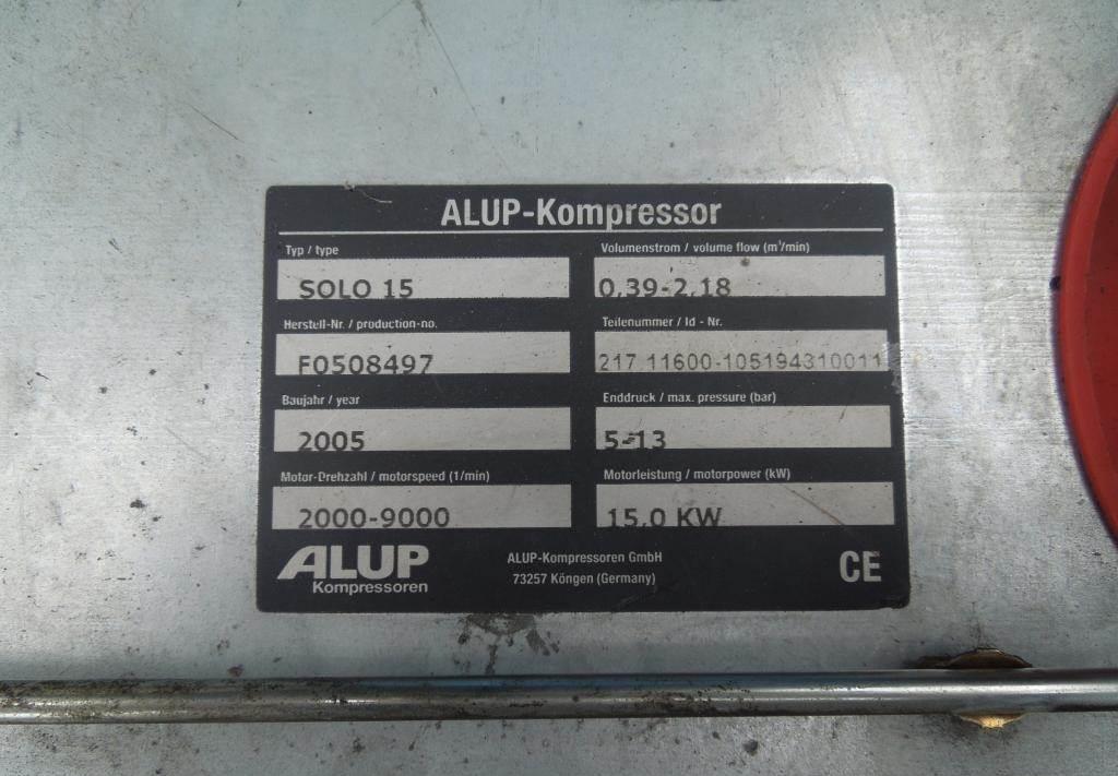 Alup KOMPRESOR ŚRUBOWY SOLO 15KW 2,18M3 FALOWNIK - Compresseur d'air: photos 3 Alup KOMPRESOR ŚRUBOWY SOLO 15KW 2,18M3 FALOWNIK - Compresseur d'air: photos 3