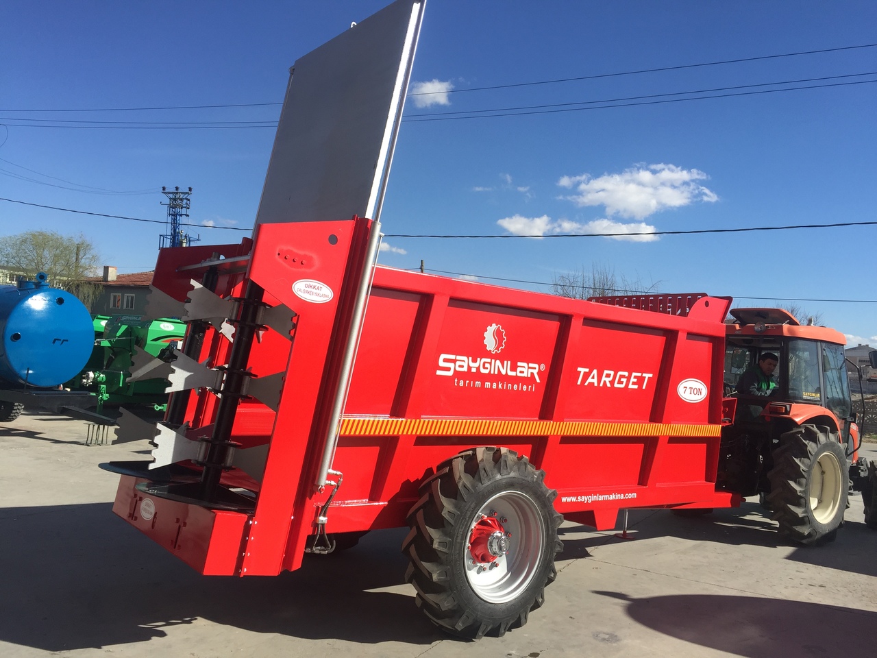 TARGET 10 TON HYDRAULIC PUSH MANURE SPREADER - Epandeur à fumier: photos 3 TARGET 10 TON HYDRAULIC PUSH MANURE SPREADER - Epandeur à fumier: photos 3