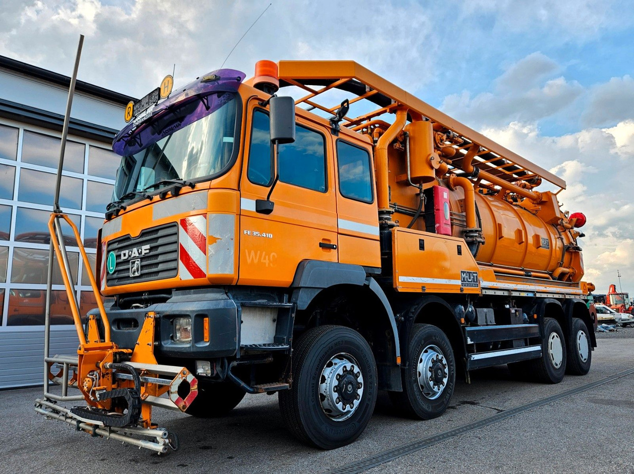 MAN FE35.410 8x6 Assmann Kanalspüler V2A Recycling - Camion hydrocureur: photos 1 MAN FE35.410 8x6 Assmann Kanalspüler V2A Recycling - Camion hydrocureur: photos 1