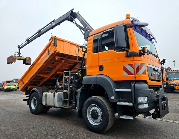 MAN TGS 18.320 4x4 BL HIAB 099-BS3 Funk Kran Euro5 - Camion benne, Camion grue: photos 1 MAN TGS 18.320 4x4 BL HIAB 099-BS3 Funk Kran Euro5 - Camion benne, Camion grue: photos 1