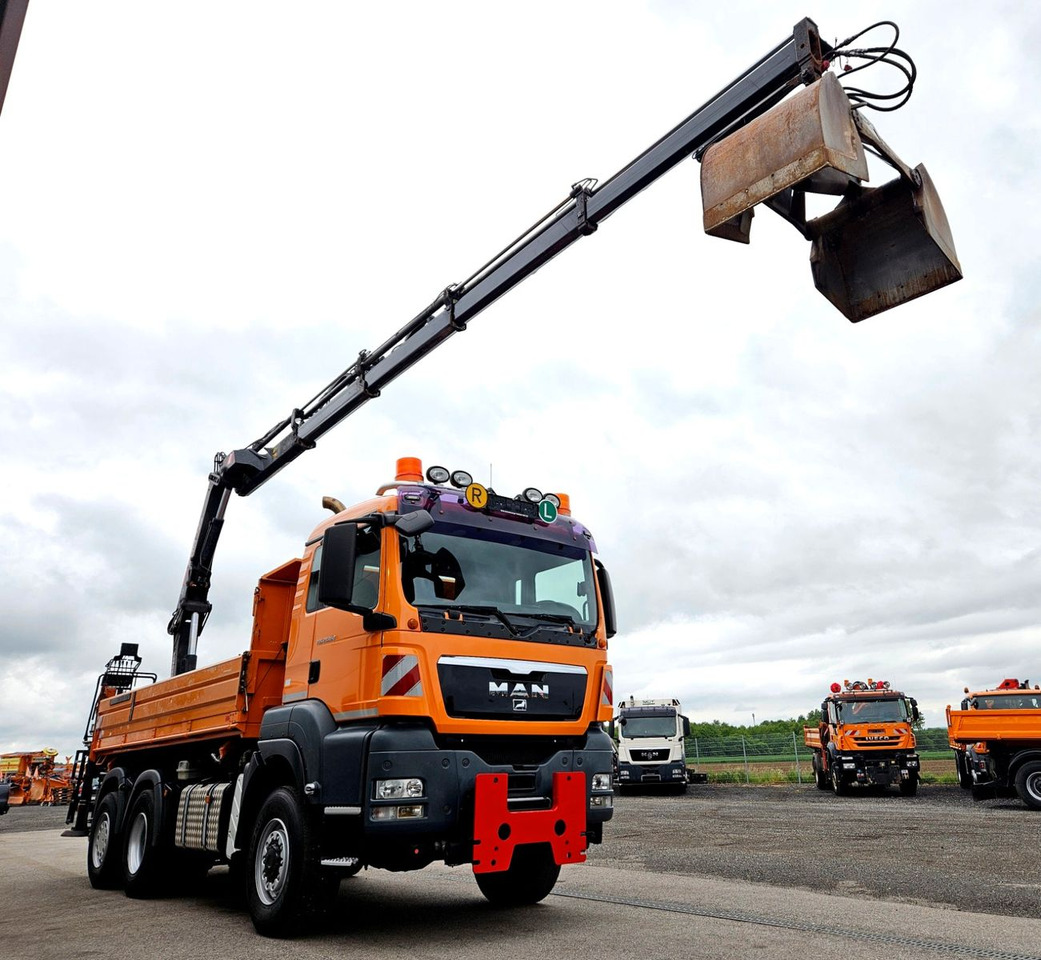 MAN TGS 28.360 6x4-4 HIAB 144E-4 Kran Euro5 - Camion benne, Camion grue: photos 5 MAN TGS 28.360 6x4-4 HIAB 144E-4 Kran Euro5 - Camion benne, Camion grue: photos 5