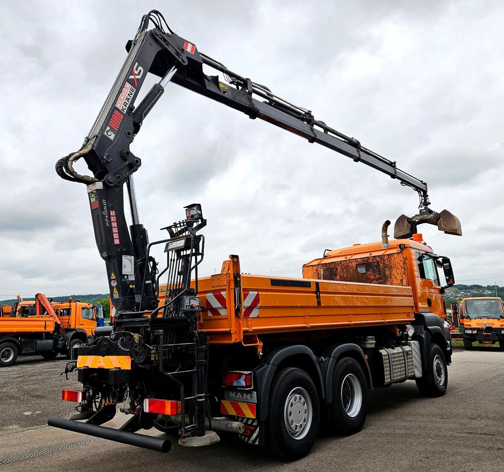 MAN TGS 28.360 6x4-4 HIAB 144E-4 Kran Euro5 - Camion benne, Camion grue: photos 4 MAN TGS 28.360 6x4-4 HIAB 144E-4 Kran Euro5 - Camion benne, Camion grue: photos 4