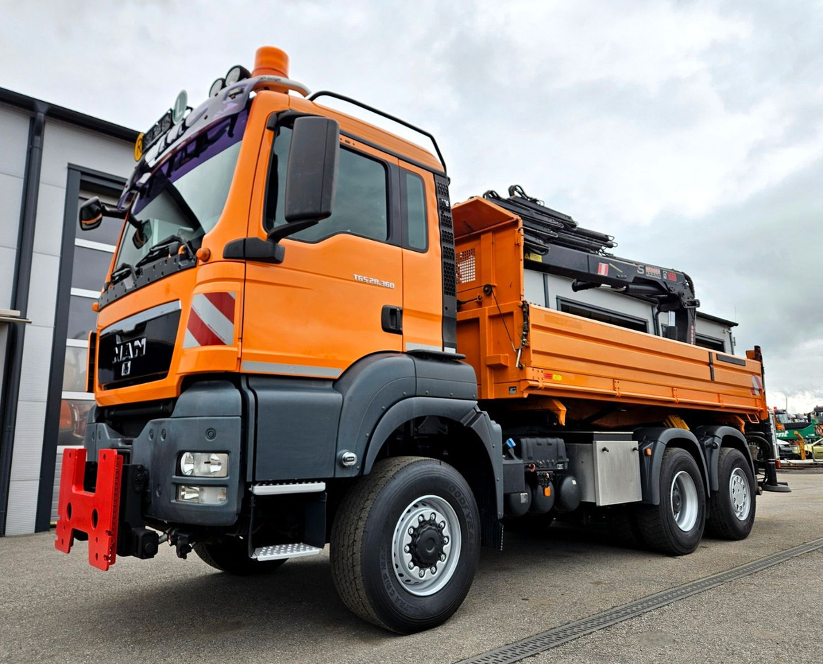 MAN TGS 28.360 6x4-4 HIAB 144E-4 Kran Euro5 - Camion benne, Camion grue: photos 4 MAN TGS 28.360 6x4-4 HIAB 144E-4 Kran Euro5 - Camion benne, Camion grue: photos 4
