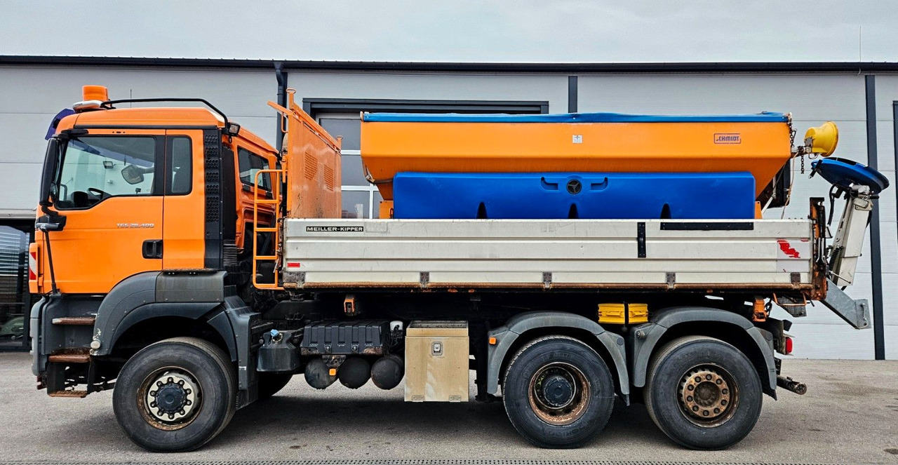 MAN TGS 28.400 6x4-4 BL Winterdienst Schmidt Euro5 - Camion benne: photos 5 MAN TGS 28.400 6x4-4 BL Winterdienst Schmidt Euro5 - Camion benne: photos 5