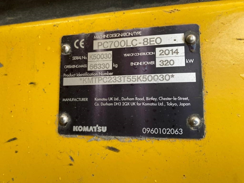 Komatsu PC 700-8EO - Pelle sur chenille: photos 5 Komatsu PC 700-8EO - Pelle sur chenille: photos 5