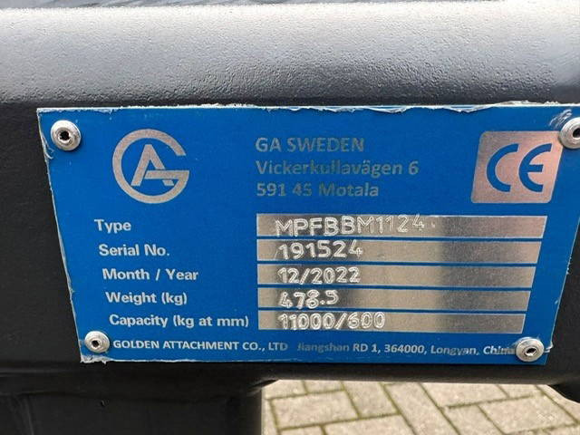 Volvo Systeem Vorken 11 tons NEW - Fourches: photos 4 Volvo Systeem Vorken 11 tons NEW - Fourches: photos 4