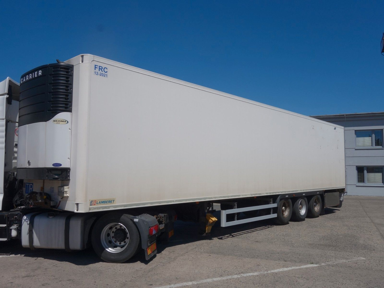 Lamberet LVF S3 mit Carrier 1300, 2.400 BtS. - Semi-remorque frigorifique: photos 3 Lamberet LVF S3 mit Carrier 1300, 2.400 BtS. - Semi-remorque frigorifique: photos 3