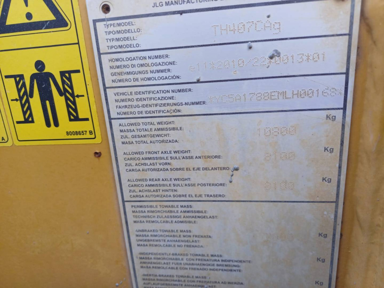 Chariot télescopique CAT TH407C: photos 6 Chariot télescopique CAT TH407C: photos 6