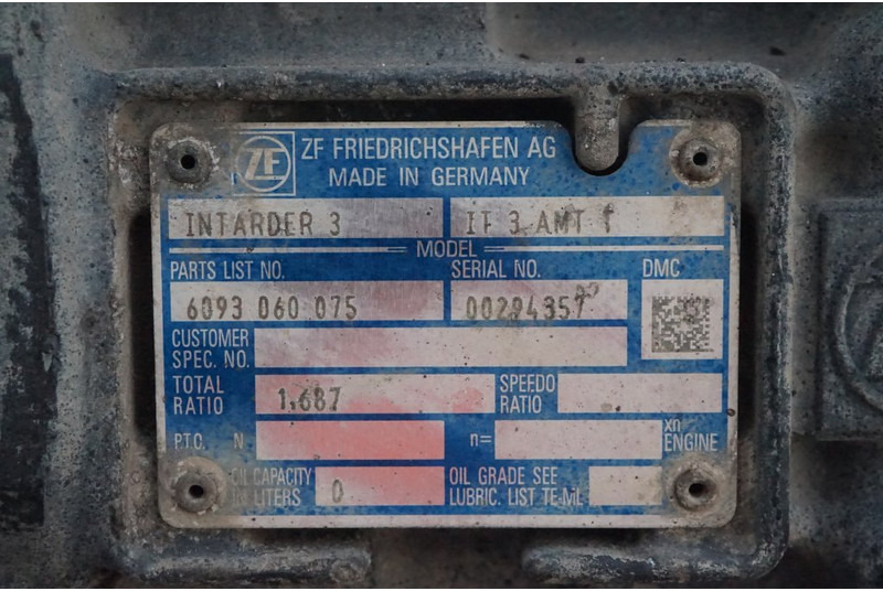 MAN 12+2GZ 2700DD + RET - Boîte de vitesse pour Camion: photos 5 MAN 12+2GZ 2700DD + RET - Boîte de vitesse pour Camion: photos 5