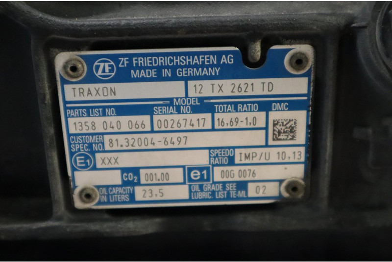 ZF 12TX2621DD+IT3 81.32004-6497 - Boîte de vitesse pour Camion: photos 5 ZF 12TX2621DD+IT3 81.32004-6497 - Boîte de vitesse pour Camion: photos 5