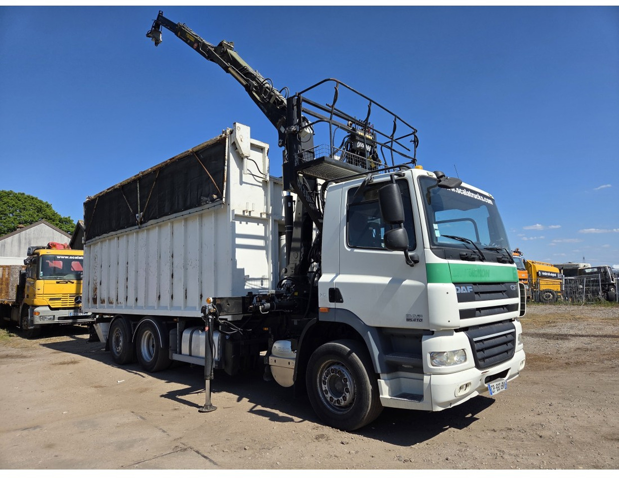 DAF CF85.410 6x2 steering axle lenk Tipper Crane HIAB J1320Z - Camion benne, Camion grue: photos 5 DAF CF85.410 6x2 steering axle lenk Tipper Crane HIAB J1320Z - Camion benne, Camion grue: photos 5