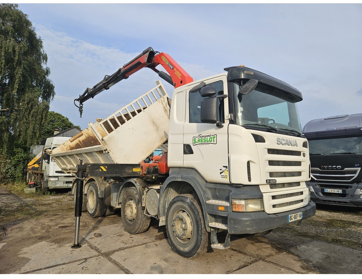 Scania R420 8x4 Tipper Crane Palfinger 23500 - Camion benne, Camion grue: photos 5 Scania R420 8x4 Tipper Crane Palfinger 23500 - Camion benne, Camion grue: photos 5