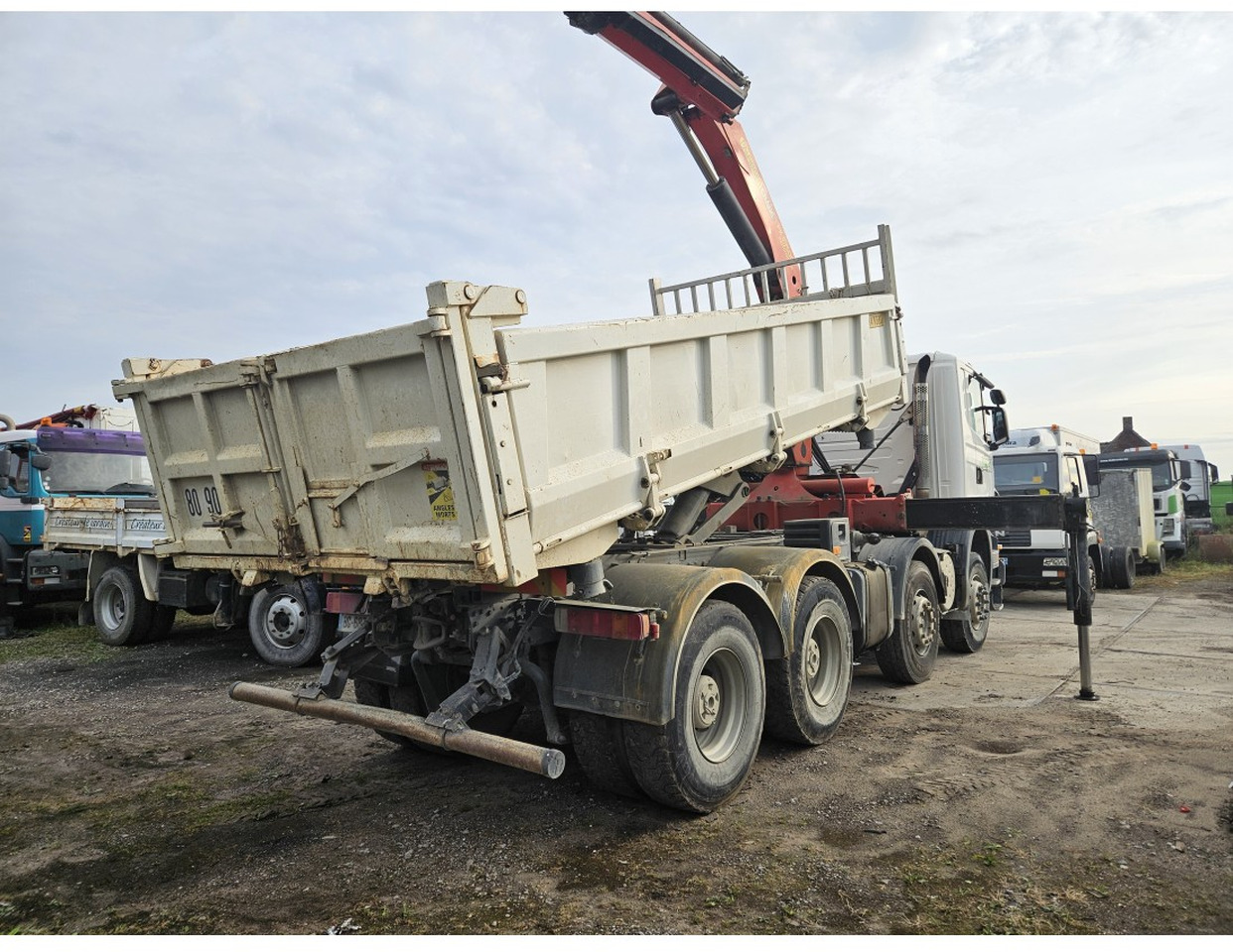Scania R420 8x4 Tipper Crane Palfinger 23500 - Camion benne, Camion grue: photos 2 Scania R420 8x4 Tipper Crane Palfinger 23500 - Camion benne, Camion grue: photos 2