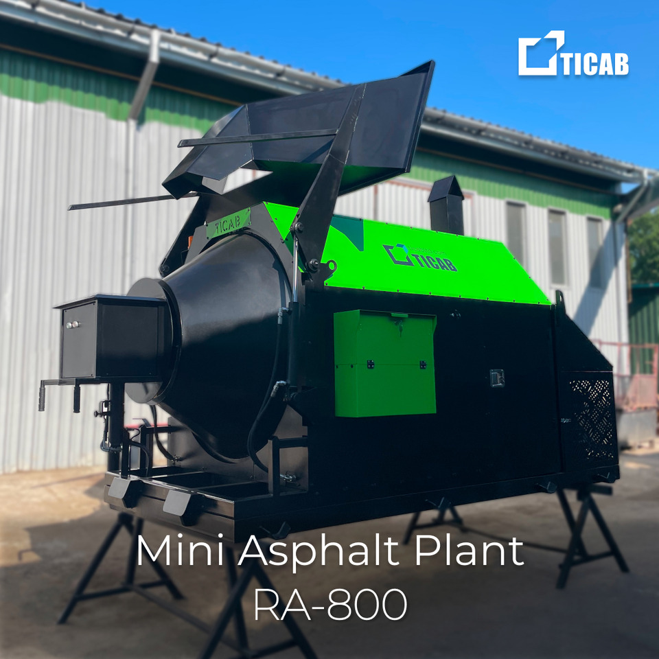 TICAB New Mini-asphalt plant, Asphalt Recycler, Manufacturer, 2.0 t per hour - Centrale d'enrobage: photos 1 TICAB New Mini-asphalt plant, Asphalt Recycler, Manufacturer, 2.0 t per hour - Centrale d'enrobage: photos 1