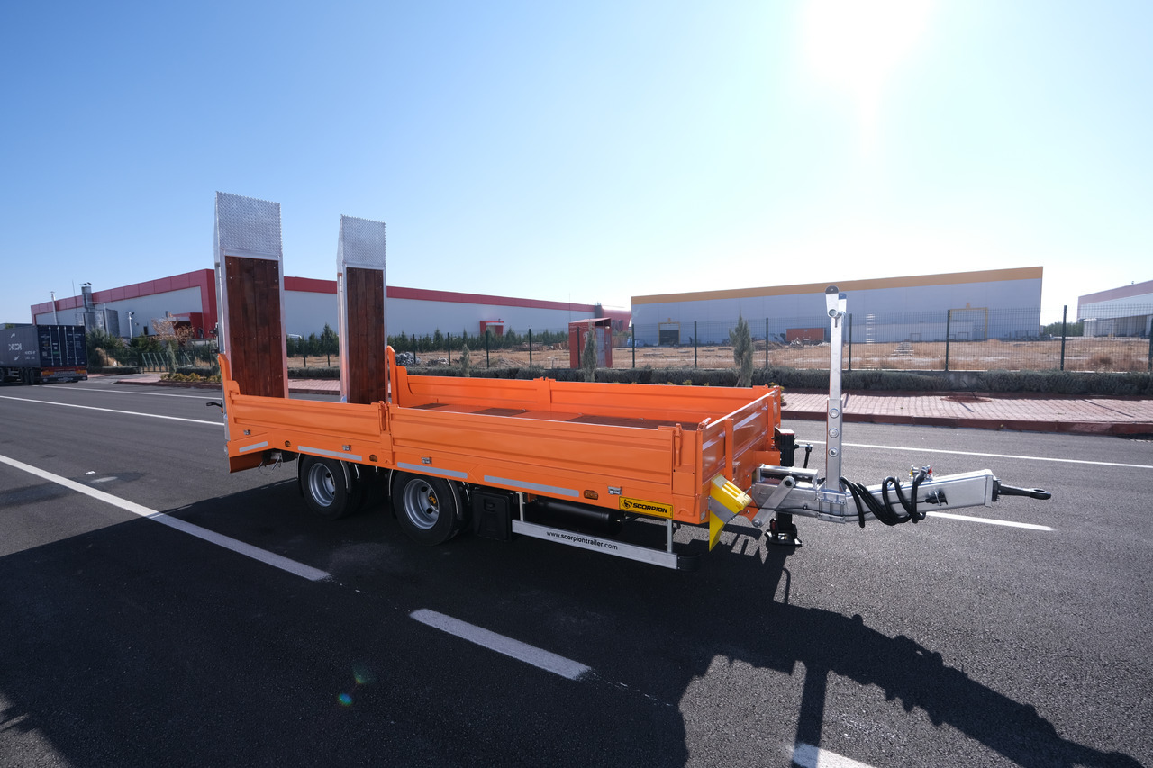 SCORPION 2 AXLE TANDEM TRAILER NEW (MANUFACTURER COMPANY) - Remorque plateau: photos 1 SCORPION 2 AXLE TANDEM TRAILER NEW (MANUFACTURER COMPANY) - Remorque plateau: photos 1