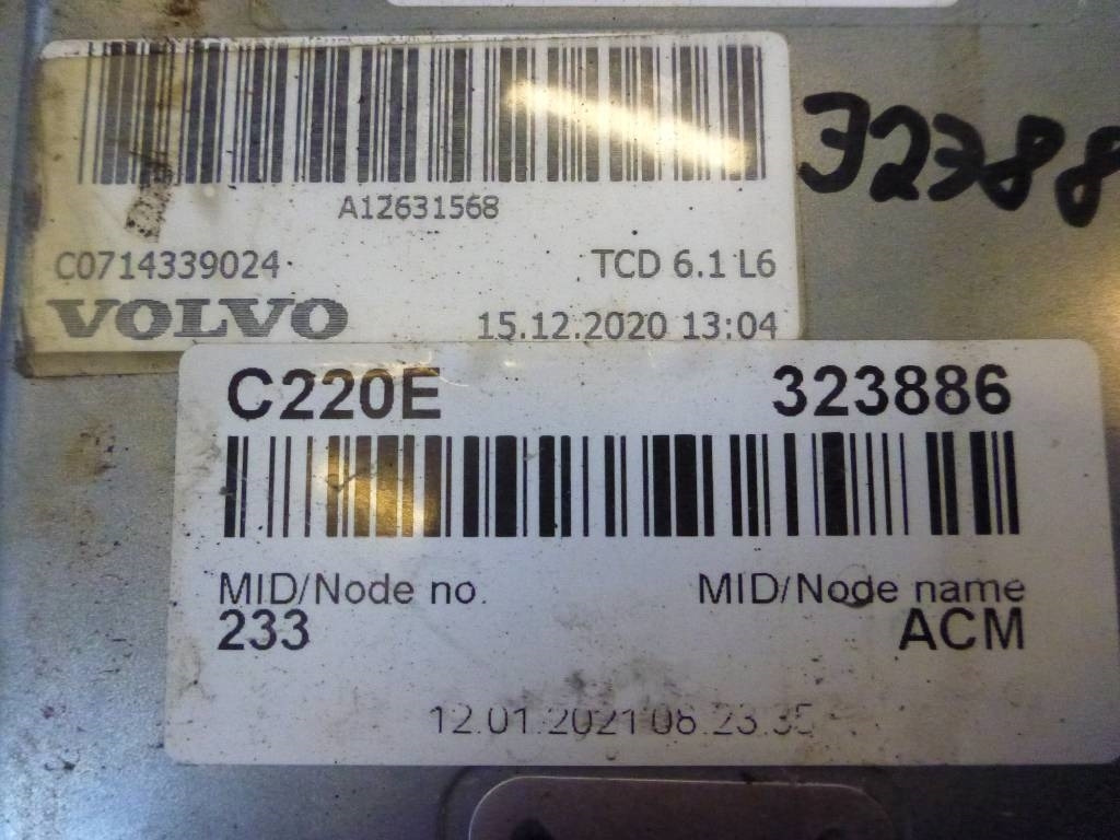 Volvo L 220 E, Motorstyrenhet, 60100015 - Système électrique pour Engins de chantier: photos 3 Volvo L 220 E, Motorstyrenhet, 60100015 - Système électrique pour Engins de chantier: photos 3