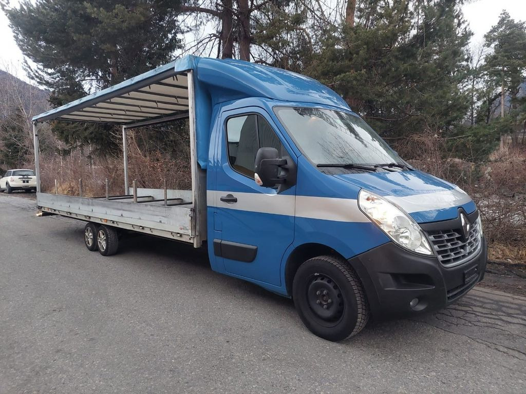 Renault Master T35 dCi170, 6.20m lang, 3X - Véhicule utilitaire plateau baché: photos 1 Renault Master T35 dCi170, 6.20m lang, 3X - Véhicule utilitaire plateau baché: photos 1