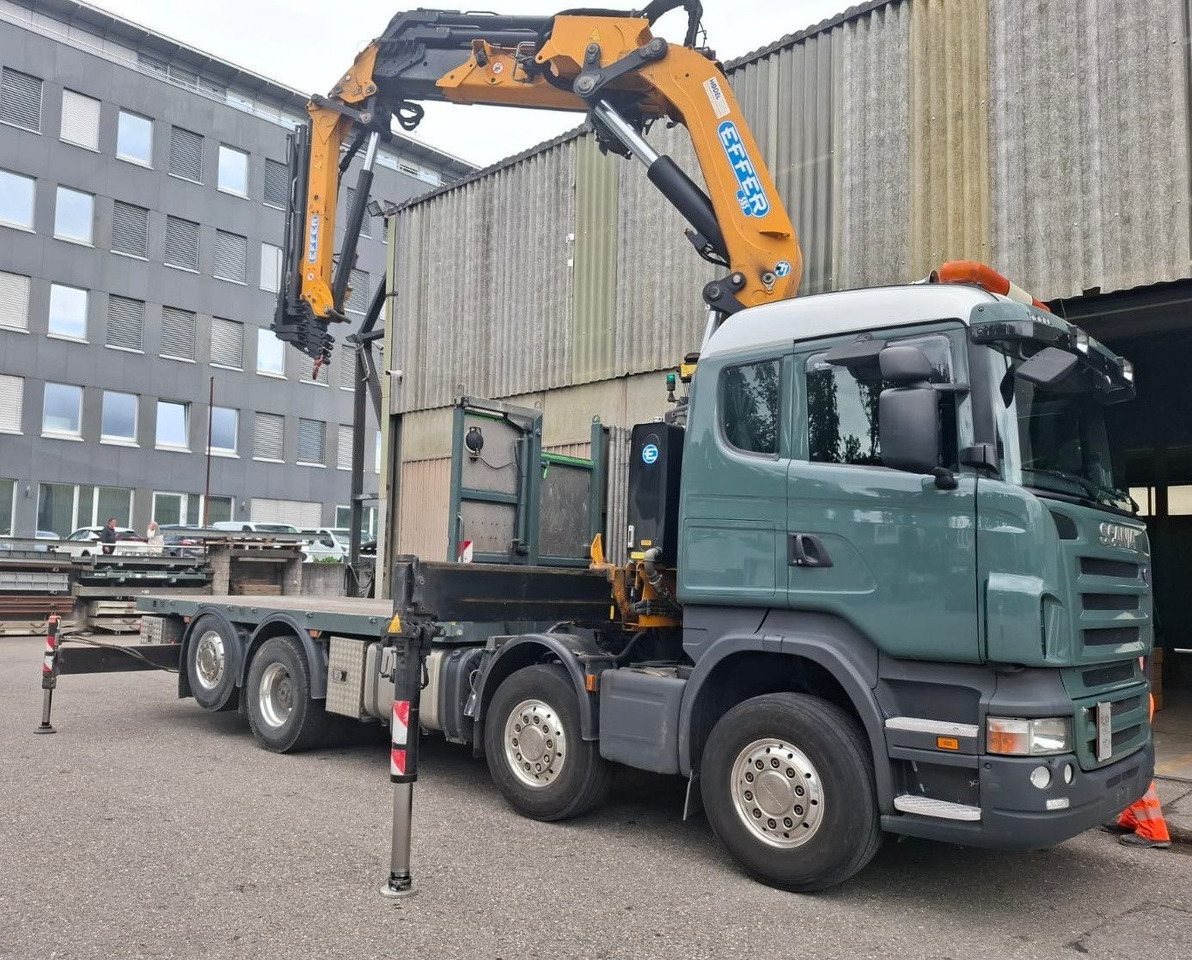 Scania R500 V8 8x2, E5, Effer 585 6S + Flyjib + winch - Camion grue: photos 2 Scania R500 V8 8x2, E5, Effer 585 6S + Flyjib + winch - Camion grue: photos 2