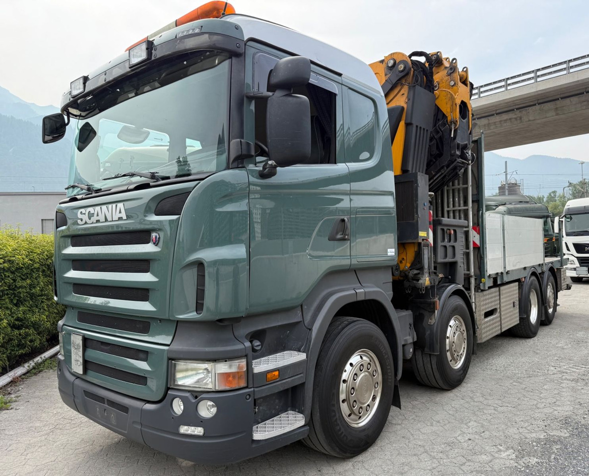 Scania R500 V8 8x2, E5, Effer 585 6S + Flyjib + winch - Camion grue: photos 1 Scania R500 V8 8x2, E5, Effer 585 6S + Flyjib + winch - Camion grue: photos 1