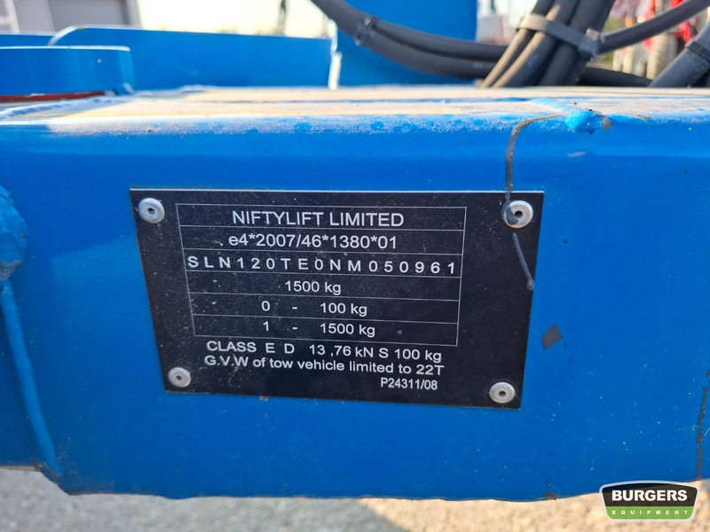 Niftylift 120TE - Nacelle sur remorque: photos 5 Niftylift 120TE - Nacelle sur remorque: photos 5