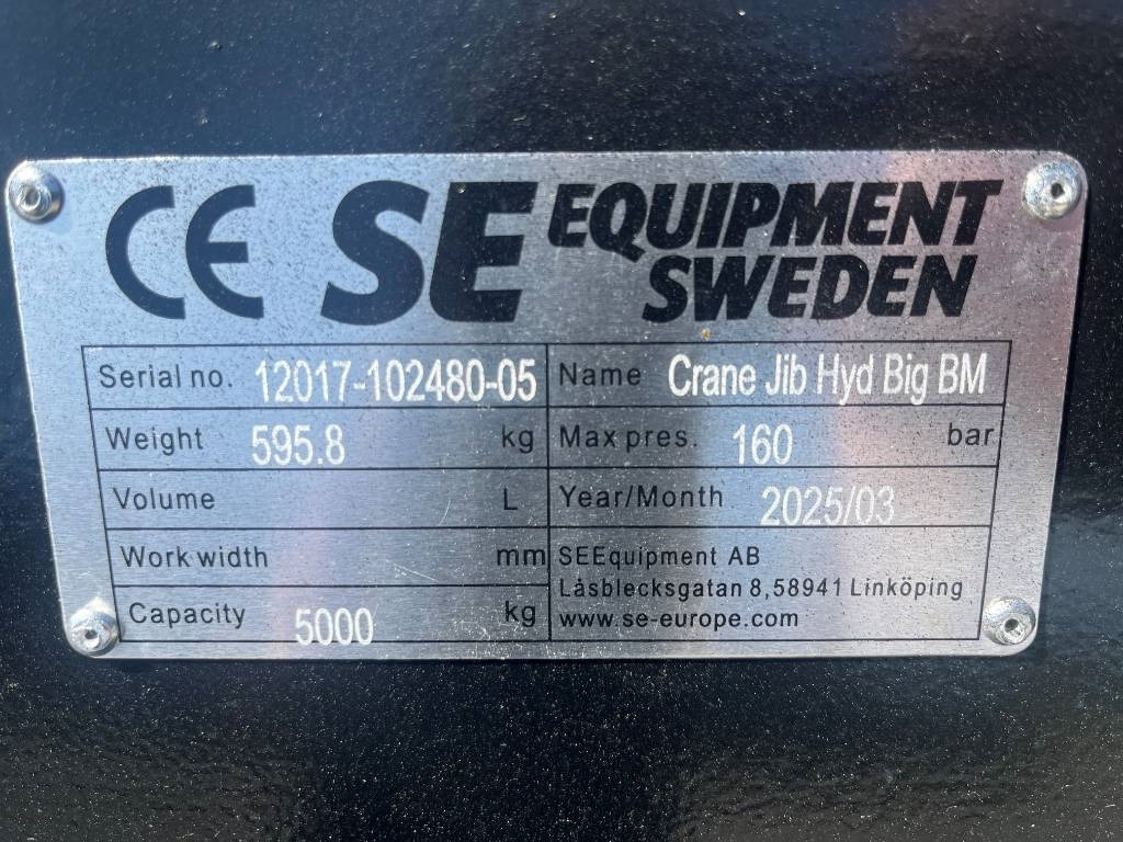 Hydraulisk Kranarm Volvo Stora Bm - Accessoire pour Engins de chantier: photos 3 Hydraulisk Kranarm Volvo Stora Bm - Accessoire pour Engins de chantier: photos 3