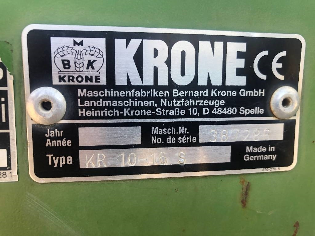 Krone KR 10-16 Dismantled: spare parts - Presse à balles rondes: photos 3 Krone KR 10-16 Dismantled: spare parts - Presse à balles rondes: photos 3