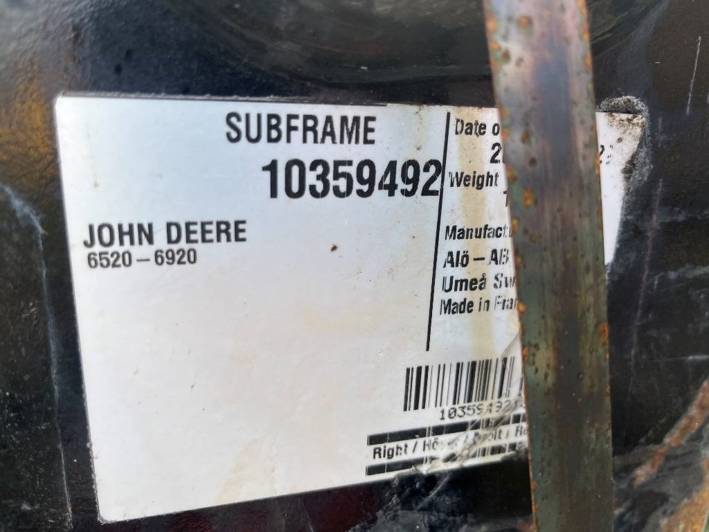 Lastarfäste Quicke Ålö Trima till JD 6520 - 6930 - Chargeur frontal pour tracteur: photos 2 Lastarfäste Quicke Ålö Trima till JD 6520 - 6930 - Chargeur frontal pour tracteur: photos 2