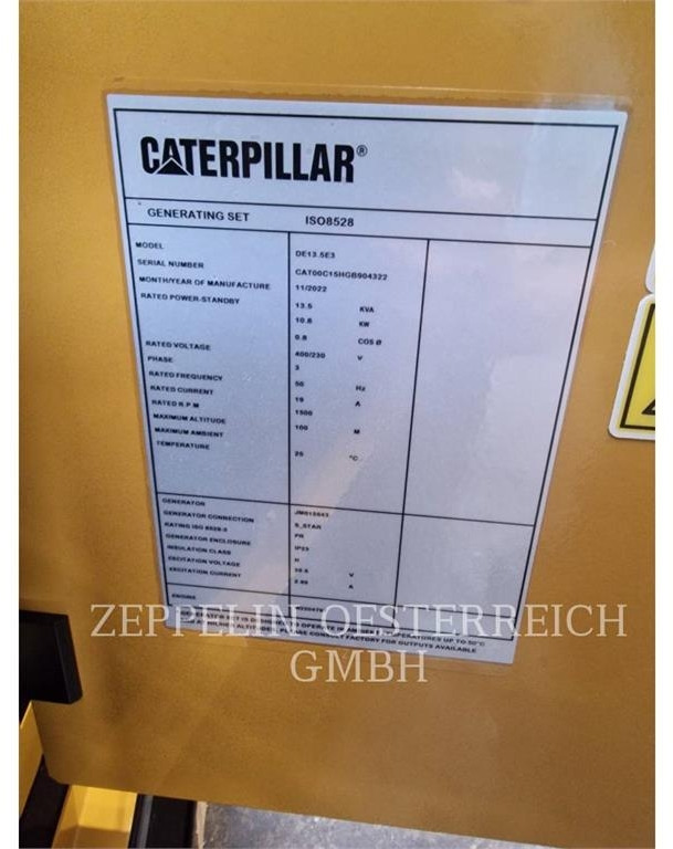 CAT DE13,5E3 B - Autre matériel: photos 5 CAT DE13,5E3 B - Autre matériel: photos 5