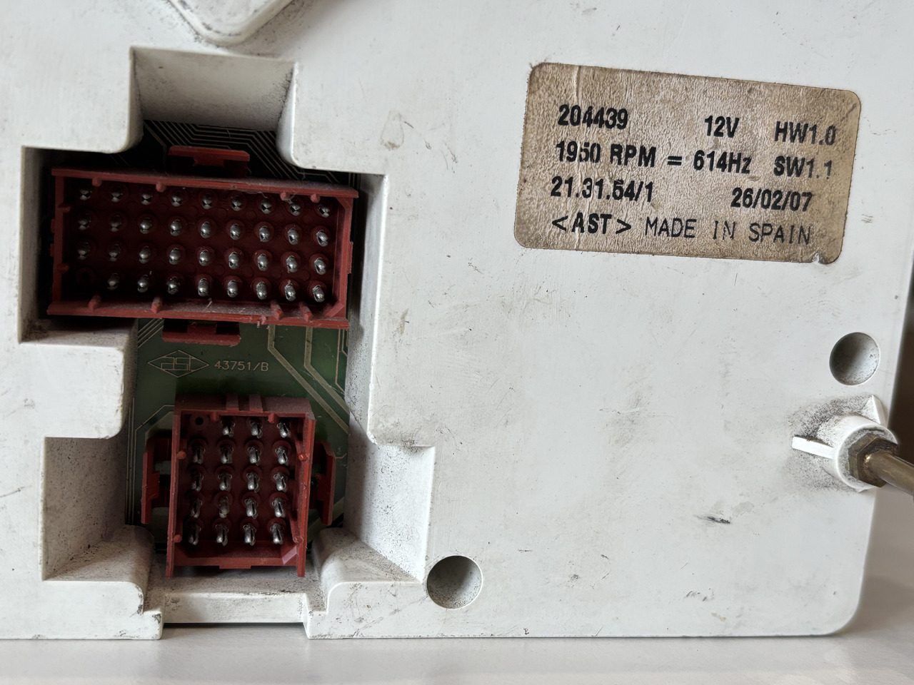 Claas Nectis 204439 00 1143 077 0 0011430770, BIMA7501369 - Panel de instrumentos pour Tracteur agricole: photos 3 Claas Nectis 204439 00 1143 077 0 0011430770, BIMA7501369 - Panel de instrumentos pour Tracteur agricole: photos 3