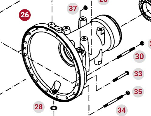 Fendt 414 415 Vario Obudowa Tylnej Osi Zwolnicy 404150150010 - Moteur de translation pour Machine agricole: photos 1 Fendt 414 415 Vario Obudowa Tylnej Osi Zwolnicy 404150150010 - Moteur de translation pour Machine agricole: photos 1