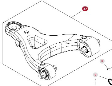 Fendt 930 933 936 939 942 GEN 7 Wahacz Dolny Prawy CZĘŚCI H218PF050047A - Suspension du ressort pour Machine agricole: photos 1 Fendt 930 933 936 939 942 GEN 7 Wahacz Dolny Prawy CZĘŚCI H218PF050047A - Suspension du ressort pour Machine agricole: photos 1
