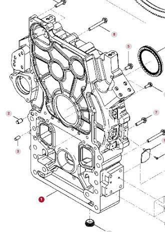 Fendt 936 Gen 7 Silnik D1556LE523 Osłona Obudowa Koła Zamachowego H218PF150075A - Volant moteur pour Tracteur agricole: photos 1 Fendt 936 Gen 7 Silnik D1556LE523 Osłona Obudowa Koła Zamachowego H218PF150075A - Volant moteur pour Tracteur agricole: photos 1
