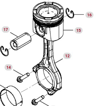 Fendt 936 Gen 7 Silnik D1556LE523 Wał Korbowy Korbowód H218PF150094A H218PF150099A CZĘŚCI - Vilebrequin pour Machine agricole: photos 1 Fendt 936 Gen 7 Silnik D1556LE523 Wał Korbowy Korbowód H218PF150094A H218PF150099A CZĘŚCI - Vilebrequin pour Machine agricole: photos 1