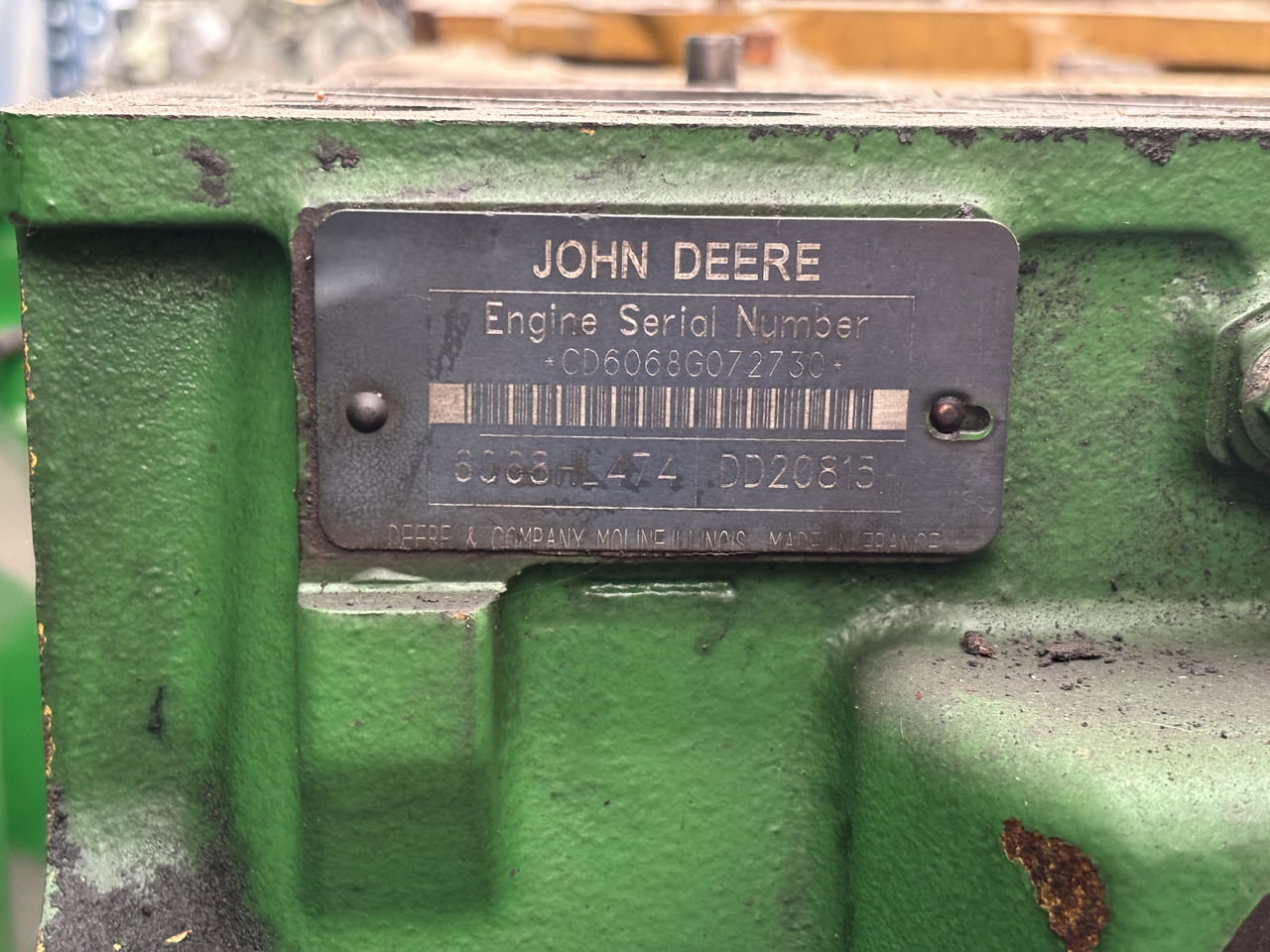 John Deere 6920S 6068HL474 6068 HL 474 Blok Silnika - Bloc-cylindres pour Machine agricole: photos 4 John Deere 6920S 6068HL474 6068 HL 474 Blok Silnika - Bloc-cylindres pour Machine agricole: photos 4