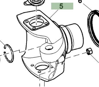 John Deere 7830 Jarzmo Przegub Zwrotnica Przekładnia Prawa R155627 - Fusée d'essieu pour Machine agricole: photos 1 John Deere 7830 Jarzmo Przegub Zwrotnica Przekładnia Prawa R155627 - Fusée d'essieu pour Machine agricole: photos 1