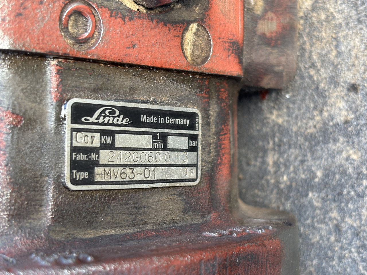 Linde HMV63-01 Pompa Hydrauliczna Tłokowa Silnik - Pompe hydraulique pour Machine agricole: photos 5 Linde HMV63-01 Pompa Hydrauliczna Tłokowa Silnik - Pompe hydraulique pour Machine agricole: photos 5