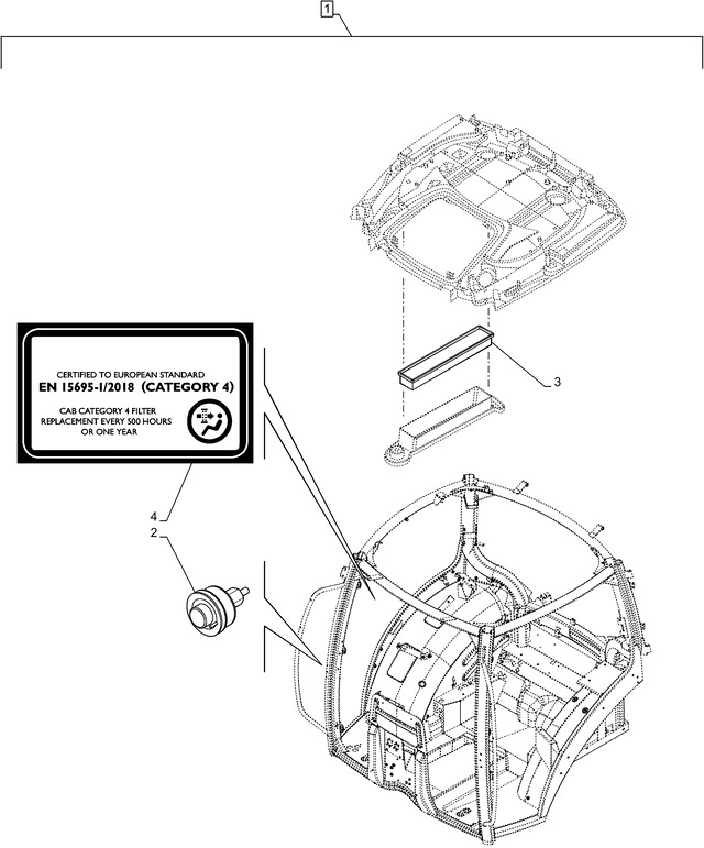 New Holland T6090 Filtr kabiny active carbon cab filters (cat.4) 73332082 - Filtre de salon pour Tracteur agricole: photos 1 New Holland T6090 Filtr kabiny active carbon cab filters (cat.4) 73332082 - Filtre de salon pour Tracteur agricole: photos 1