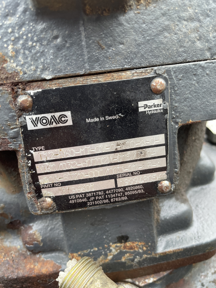 Parker Voac T12-060-MT-CV-0-000-A-0 - silnik jazdy hydrauliczny - Moteur hydraulique pour Machine agricole: photos 2 Parker Voac T12-060-MT-CV-0-000-A-0 - silnik jazdy hydrauliczny - Moteur hydraulique pour Machine agricole: photos 2
