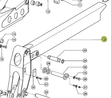 CLAAS TARGO K70 Maszt Wewnętrzny Wysięgnik 000317002 000 0317 002 0 - Pièces de rechange pour Matériel de manutention: photos 2 CLAAS TARGO K70 Maszt Wewnętrzny Wysięgnik 000317002 000 0317 002 0 - Pièces de rechange pour Matériel de manutention: photos 2