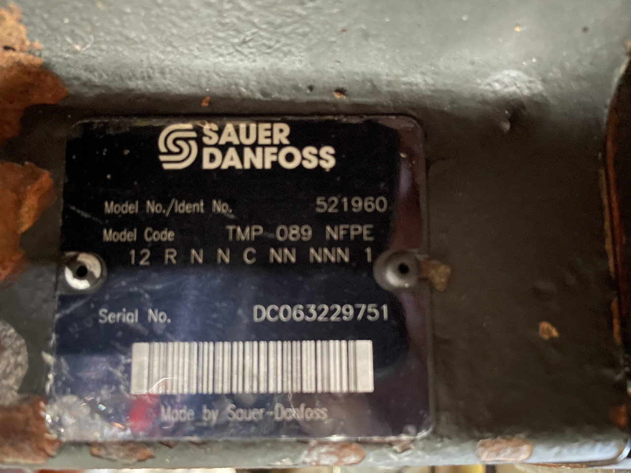 Pompa jazdy hydrostat Sauer Danfoss 521960 TMP-089 NFPE - Pompe hydraulique pour Machine agricole: photos 5 Pompa jazdy hydrostat Sauer Danfoss 521960 TMP-089 NFPE - Pompe hydraulique pour Machine agricole: photos 5